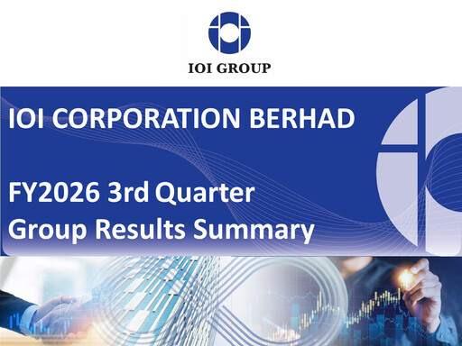 Thumbnail IOI Corporation Berhad Quarterly Report 2026-q3