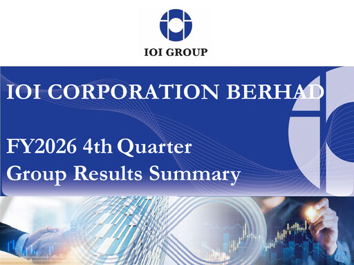 Thumbnail IOI Corporation Berhad Quarterly Report 2026-q4