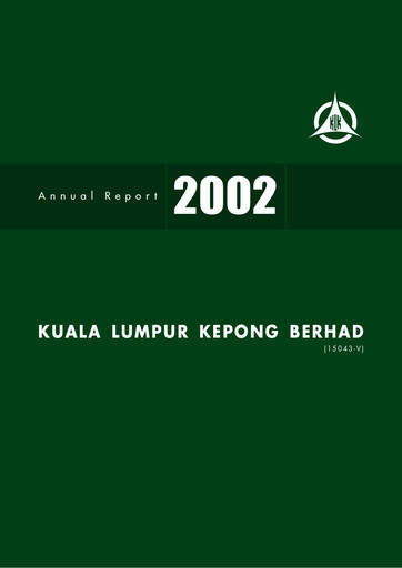 Thumbnail Kuala Lumpur Kepong Annual Report 2002