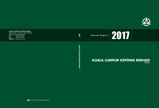 Thumbnail Kuala Lumpur Kepong Annual Report 2017