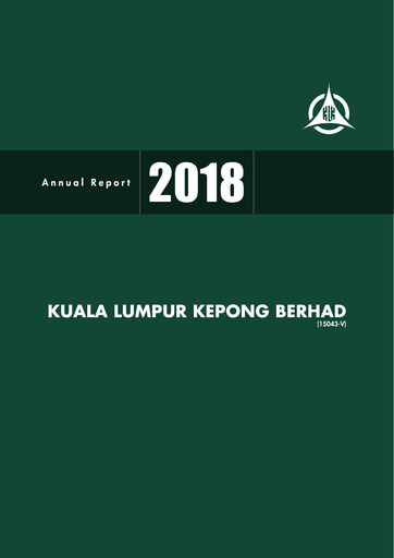 Thumbnail Kuala Lumpur Kepong Annual Report 2018