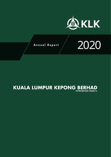 Thumbnail Kuala Lumpur Kepong Annual Report 2020