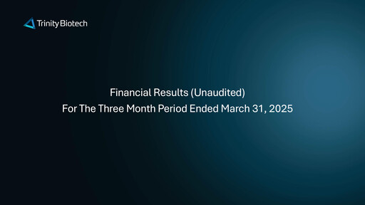 Vorschaubild Trinity Biotech
 Quartalsbericht 2025-q1