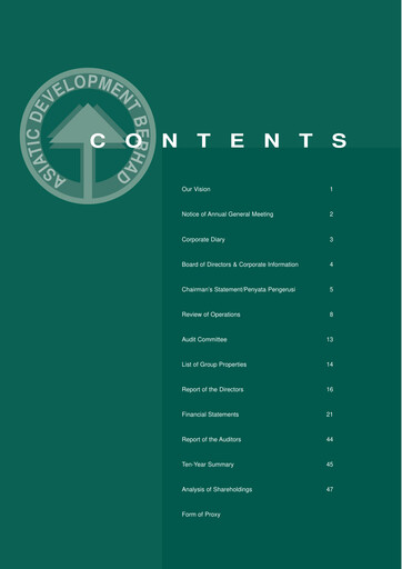 Thumbnail Genting Berhad Annual Report 1999