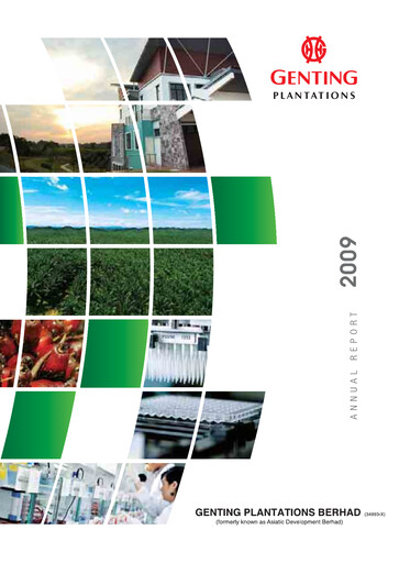 Thumbnail Genting Berhad Annual Report 2009