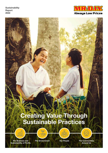 Thumbnail Mr D.I.Y. Group Sustainability Report 2022