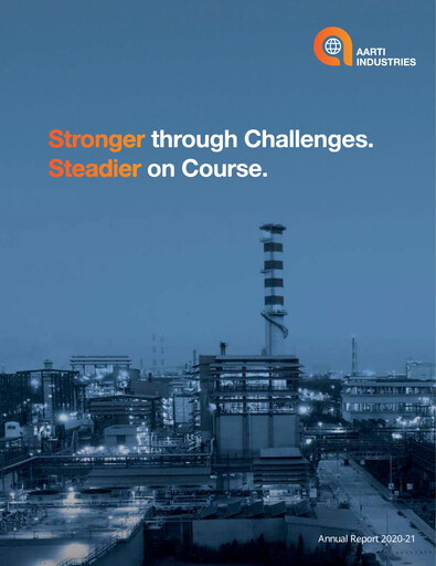 Thumbnail Aarti Industries Annual Report 2020-2021