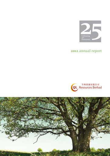 Thumbnail QL Resources Annual Report 2012