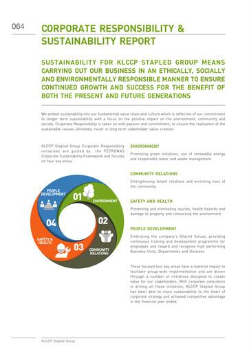 Thumbnail KLCC Property Holdings Sustainability Report 2014