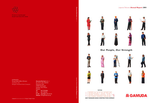 Thumbnail Gamuda Berhad Annual Report 2001