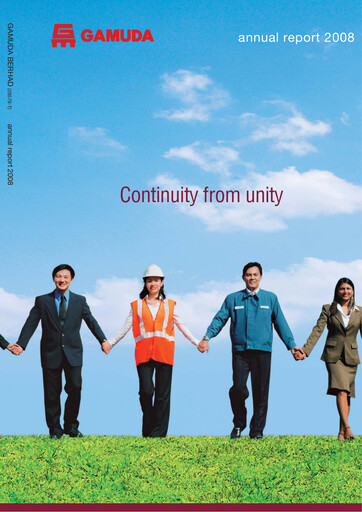 Thumbnail Gamuda Berhad Annual Report 2008