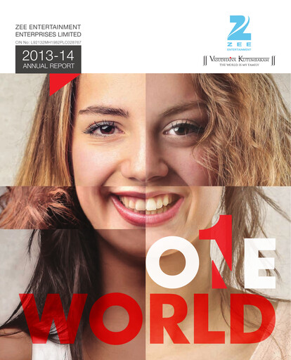 Thumbnail Zee Entertainment Annual Report 2013-2014