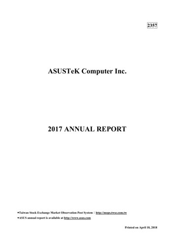 Thumbnail ASUS Annual Report 2017