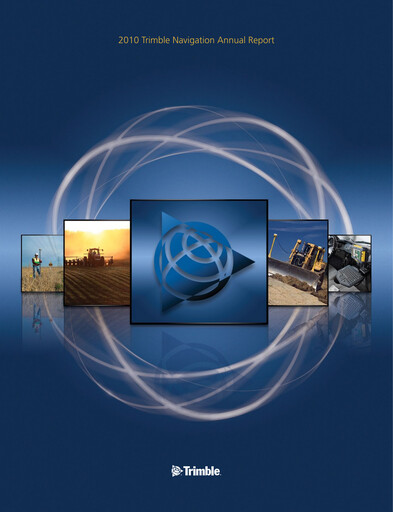 Thumbnail Trimble Annual Report 2010