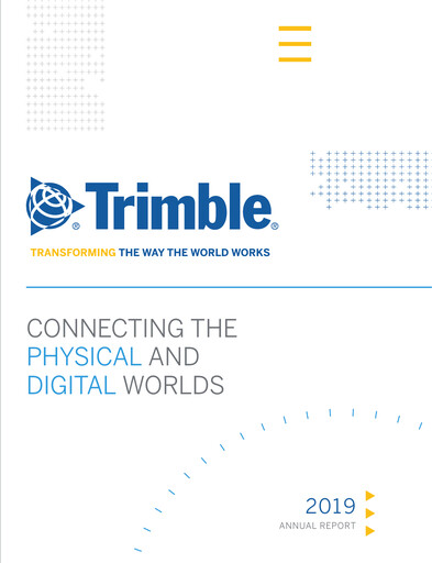 Thumbnail Trimble Annual Report 2019