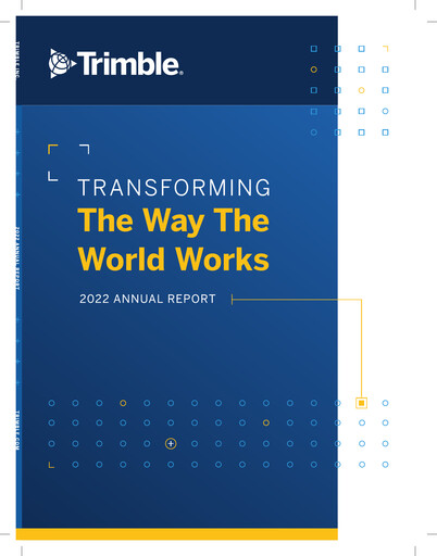 Thumbnail Trimble Annual Report 2022