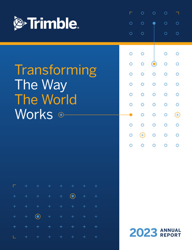 Thumbnail Trimble Annual Report 2023