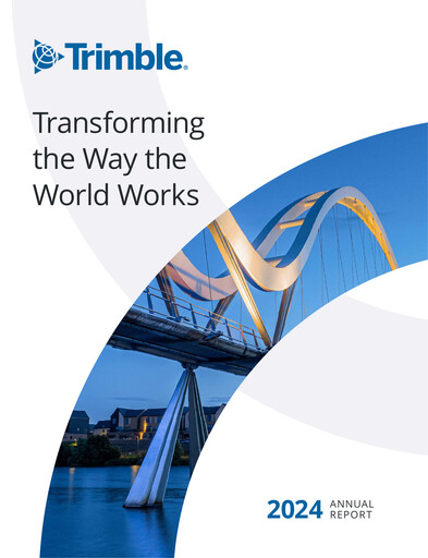 Thumbnail Trimble Annual Report 2024