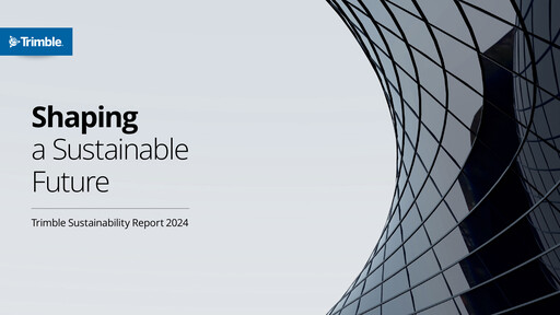 Thumbnail Trimble Sustainability Report 2024