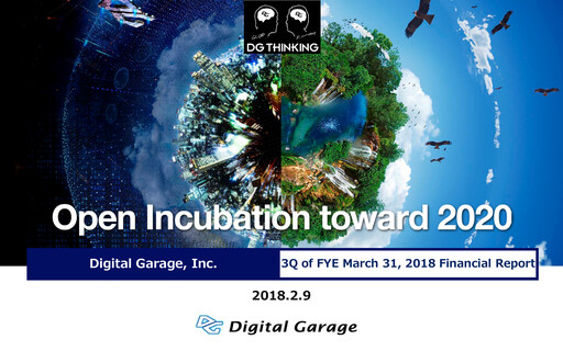Thumbnail Digital Garage Quarterly Report 2018-q3
