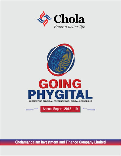 Miniature Cholamandalam Investment and Finance Rapport annuel 2018-2019