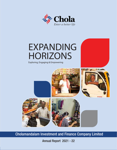 Miniature Cholamandalam Investment and Finance Rapport annuel 2021-2022