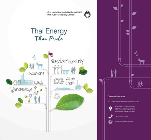 Thumbnail PTT PCL Sustainability Report 2015