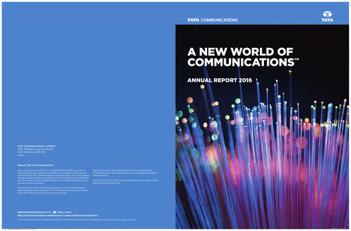 Thumbnail Tata Communications Annual Report 2016