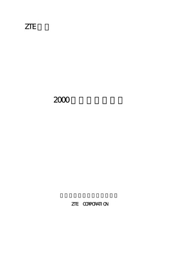 Thumbnail ZTE Annual Report 2000