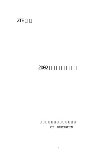 Thumbnail ZTE Half-year Report 2002-h1