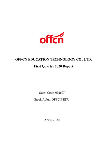 Vorschaubild Offcn Education
 Quartalsbericht 2020-q1