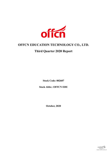 Vorschaubild Offcn Education
 Quartalsbericht 2020-q3
