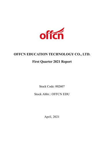 Vorschaubild Offcn Education
 Quartalsbericht 2021-q1