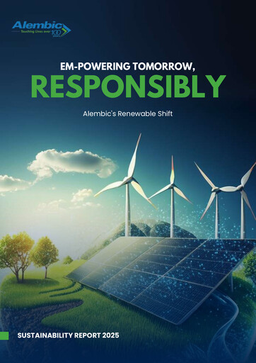 Vorschaubild Alembic Pharmaceuticals Nachhaltigkeitsbericht 2024-2025