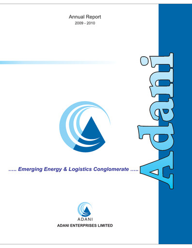 Thumbnail Adani Enterprises Annual Report 2009-2010