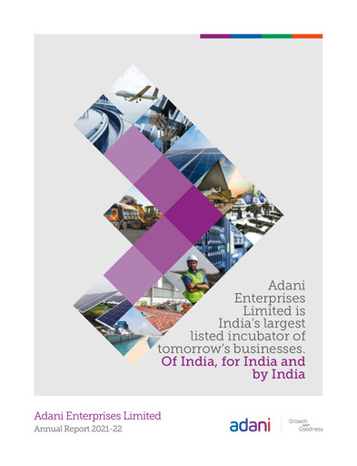 Thumbnail Adani Enterprises Annual Report 2022
