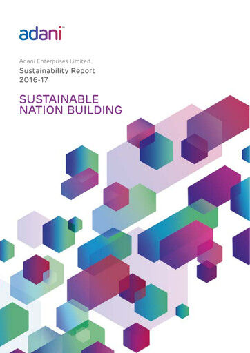 Thumbnail Adani Enterprises Sustainability Report 2016-2017