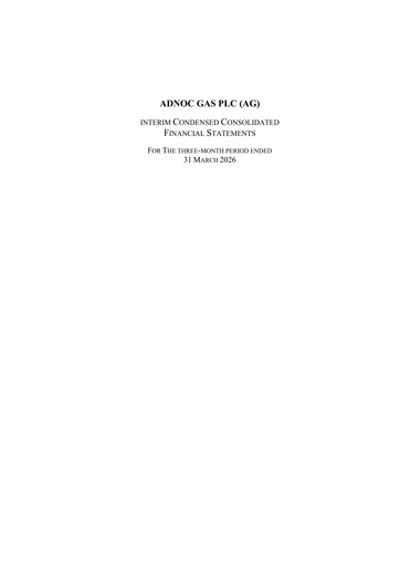 Thumbnail ADNOC Gas Financial Statement 2026-q1
