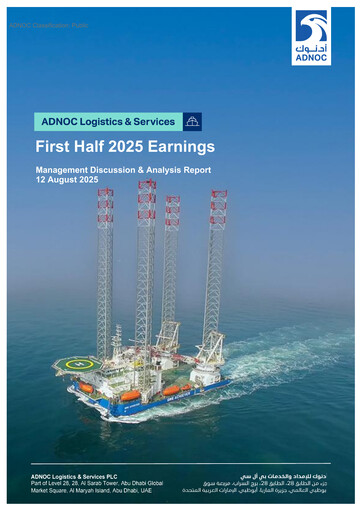Thumbnail ADNOC Logistics & Services Financial Report 2025-h1