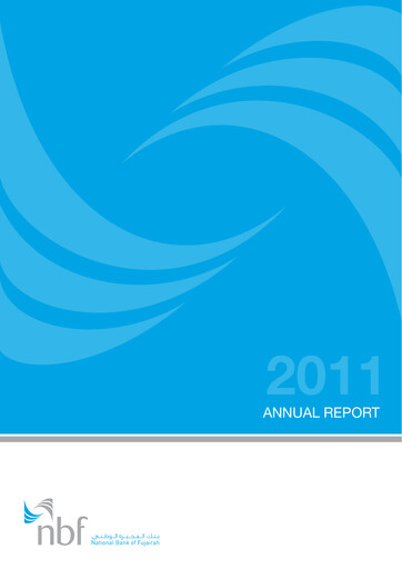 Thumbnail National Bank of Fujairah Annual Report 2011