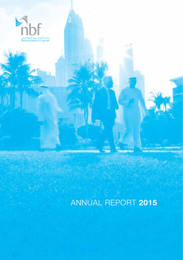 Thumbnail National Bank of Fujairah Annual Report 2015