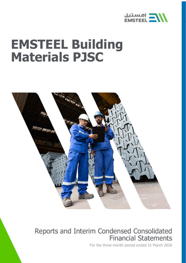 Miniature EMSTEEL Building Materials PJSC Rapport financier 2026-q1