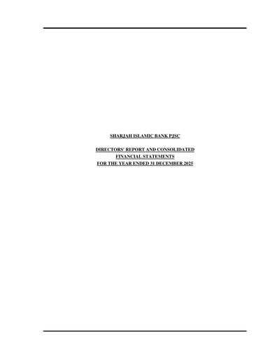 Thumbnail Sharjah Islamic Bank Financial Statement 2025