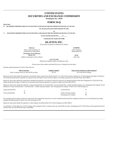 Thumbnail Klaviyo Quarterly Report 2023-q3