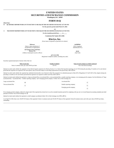 Thumbnail Klaviyo Quarterly Report 2026-q1