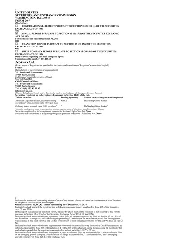Thumbnail Abivax Annual Report 2024