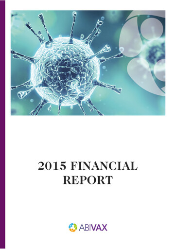 Thumbnail Abivax Financial Report 2015