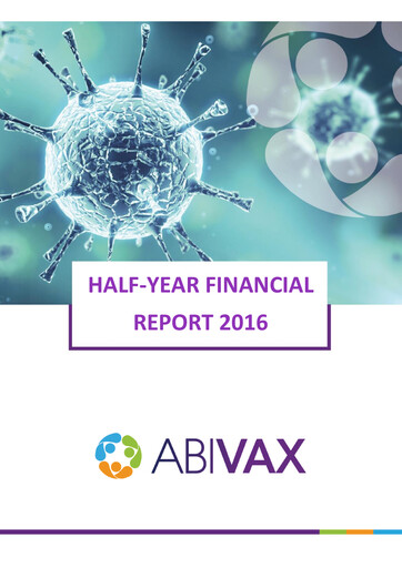Thumbnail Abivax Half-year Report 2016-h1