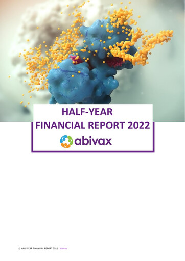 Thumbnail Abivax Half-year Report 2022-h1