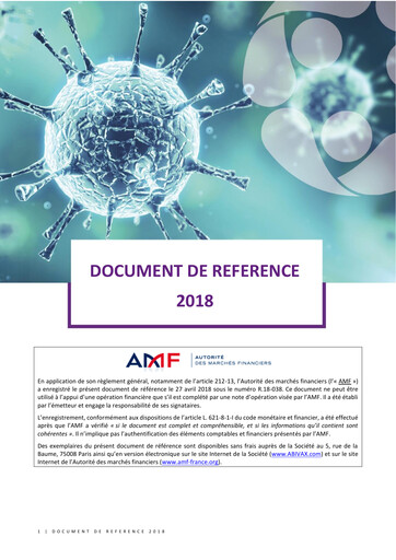 Thumbnail Abivax Universal Registration Document 2018